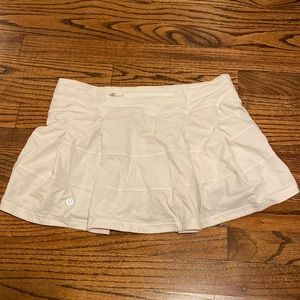 Lululemon pace rival skirt size 6 white regular